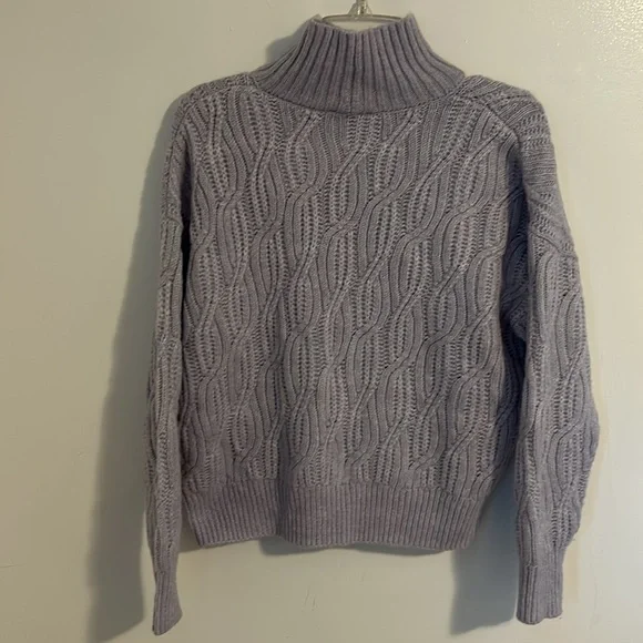 Vineyard Vines Knit Pastel Purple Turtleneck Sweater Size XS - Picture 5 of 6